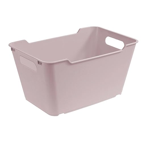 Keeeper Storage Box with Textured Surface, Plastic, Grey, 6 l - color: Gray, size: 6 l