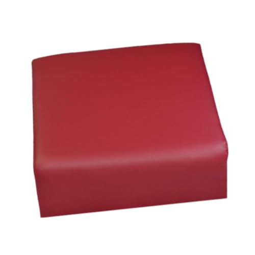 Colaxi Meditation Bench Prayer Cushion for Knees Portable Wooden PU Leather Kneeler Pad Kneeling Stool Meditation Cushion for Indoor