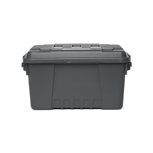 Plano Storage Trunks - color: Charcoal, style: Small - 3 pack