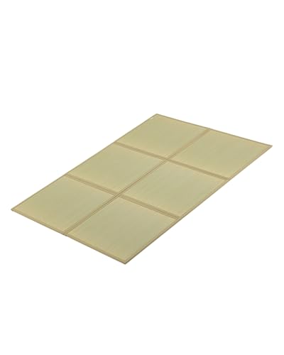 FULI Japanese Tatami Mattress, Foldable Igusa Rush Grass Tatami Rug, Natural Japanese Floor Mattress Mat Made in Japan, Full - size: Full (75"L x 55"W x 0.5"Th), style: Foldable Mat