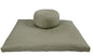 Round Zafu and Zabuton Meditation Cushion Set (2pc) - color: Sand