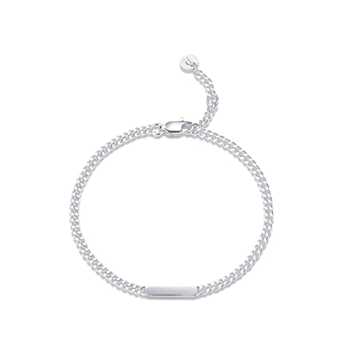 PAVOI 14K Gold Plated Lightweight Chain Bracelet | Bracelets for Women - style: Curb Link