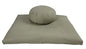 Buckwheat Zafu and Zabuton Meditation Cushion Set (2pc) - color: Sand