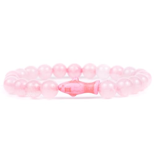 Fahlo Shark Tracking Bracelet – Track a Real Shark's Journey – Supports Wildlife Conservation – Elastic – on Interactive Mobile App Map – Unisex Ocean Conservation Gift - color: Coral Reef Pink