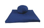 Kapok Zafu and Zabuton Meditation Cushion Set (2pc) - color: Royal Blue