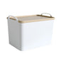 HBJWOV Portable storage box with lid, household tabletop clothing and miscellaneous storage and sorting box