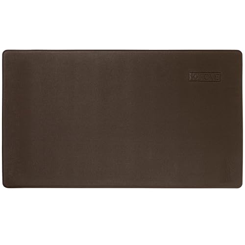 SoHome Cozy Living Anti Fatigue Mat Kitchen Mat Non Slip Stain Resistant Easy Clean 1/2 Inch Thick Kitchen Floor Mats, Marble Gold 17.5" x 30" - color: Gold, size: 30"L x 17.5"W x 0.5"Th