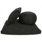 Kapok Zafu, Zabuton and Support Meditation Cushion Set (3pc) - color: Sand