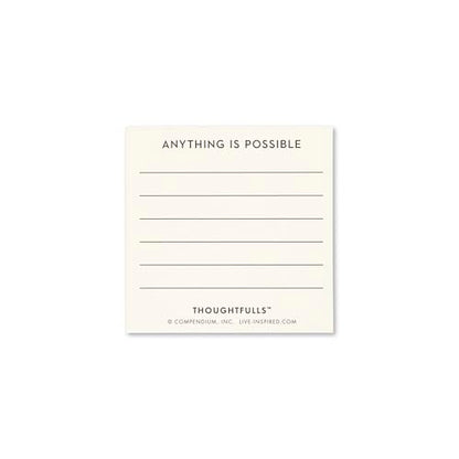 Compendium ThoughtFulls Pop-Open Cards – Live Inspired – 30 Pop-Open Cards, Each with a Different Inspiring Message Inside, 2.25” x 2.25”