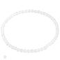 14in Agate Wrap Bracelet for Women Men Natural Round Beaded Agates Stone Healing Stretch Bracelets Elastic Handmade Polished Gemstone Beads Bracelet - color: White, size: 8mm Beads