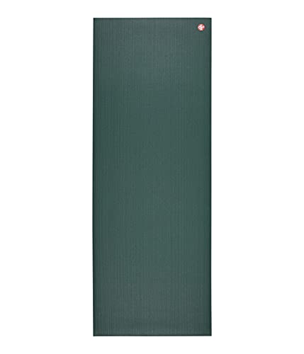 Manduka PRO Yoga Mat - 6mm | Lifetime Durability | Hygienic Construction | Premium Studio Quality | Teacher Approved - color: Black Sage, size: 71" x 26"