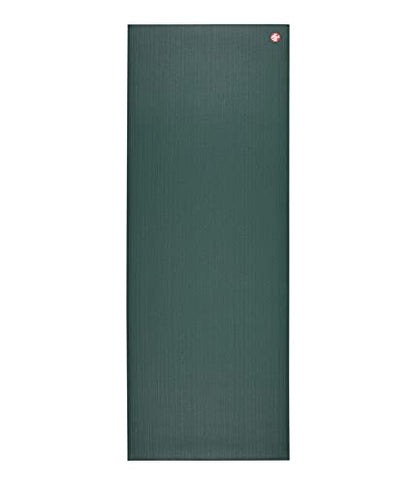 Manduka PRO Yoga Mat - 6mm | Lifetime Durability | Hygienic Construction | Premium Studio Quality | Teacher Approved - color: Black Sage, size: 71" x 26"