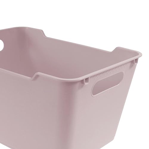 Keeeper Storage Box with Textured Surface, Plastic, Grey, 6 l - color: Gray, size: 6 l