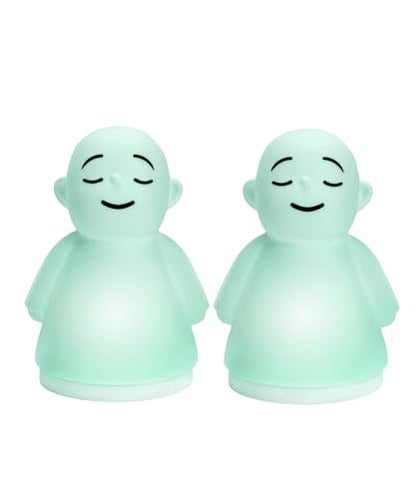 Set of 2 Stress Relief Night Light for Mindfulness - Guided Visual Meditation Tool for Women Men- Relaxing Self Care for Adults Kids - size: Pack of 2