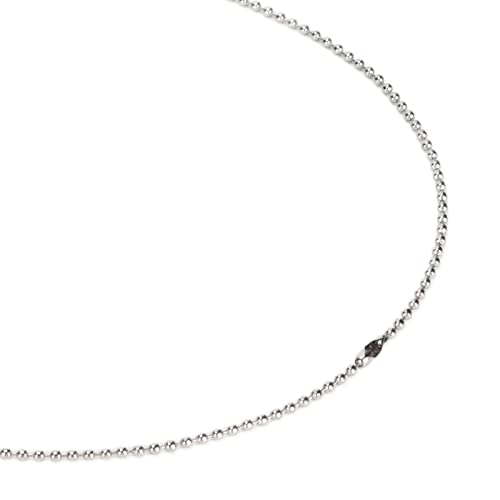 ANGGREK Whistle Necklace, Necklace Anxiety Relief Necklace Meditation Necklace Stainless Steel Whistle Necklace for Men Women - color: Silver