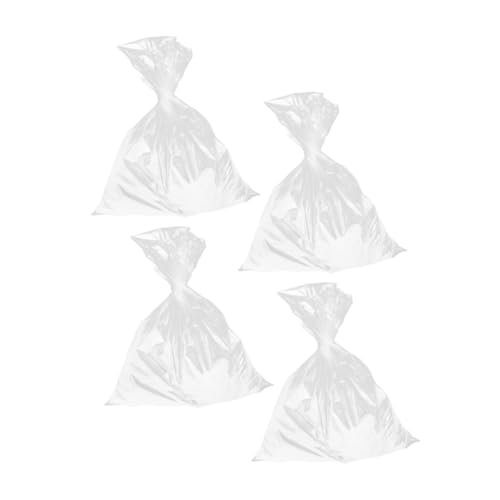 Alipis 4pcs Extra Large Transparent Pe Storage Bags for Luggage and Furniture Tear-Resistant Covers for Clothing Bedding and Toys Moving and Organization