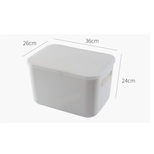 HBJWOV The Clothing Storage Box Has Covered Household Sundries Sorting Storage Box Multi-functional Desktop Storage