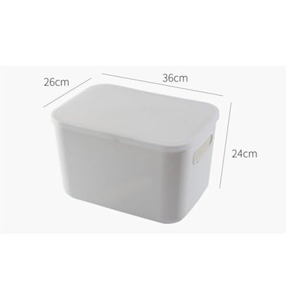 HBJWOV The Clothing Storage Box Has Covered Household Sundries Sorting Storage Box Multi-functional Desktop Storage