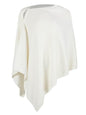 Lacretazhi Women'S Shawl Wraps Poncho Sweater Lightweight Knit Scarf With Buttons Versatile Cape Cardigan Spring Summer Fall - color: White