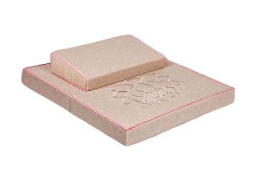 Meditation Mats,Futons, Household Folding, Thickened Fabrics, Coconut Palm, Kneeling Mats(Size:31x31inch,Color:Beige) - color: Beige, size: 31x31inch