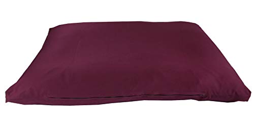 Large Zabuton Meditation Mat - color: Burgundy