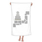 Meditation Sitting Posture Sculpture Throw Blanket Soft Warm Flannel