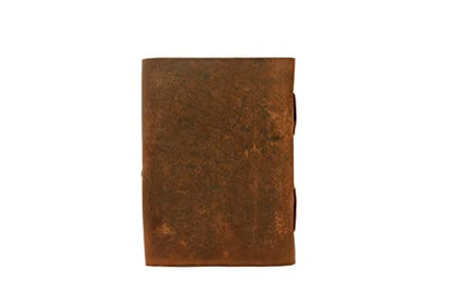 Urooj Handicraft Book Of Shadows journal blank dream catcher with owl leather witchcraft books grimoire spell sketchbook college poetry personal notebooks (Owl Brown) - color: Owl Brown