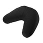 Hugger Mugger V-Shaped Meditation Cushion - Provides Support in Cross-Legged Sitting, Promotes Healthy Posture, Handmade in The USA - color: Black