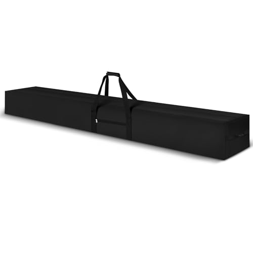 1 Pack 96 x 8 x 8 Inch, 103 L Extra Large Duffle Bag Camping Tent Storage Bag Heavy Duty Waterproof Sport Equipment Carrying Case for Tent Pole Travel Canopy Hammock Tripod Outdoor Moving - color: Black, size: 96 x 8 x 8 Inch, 103 L