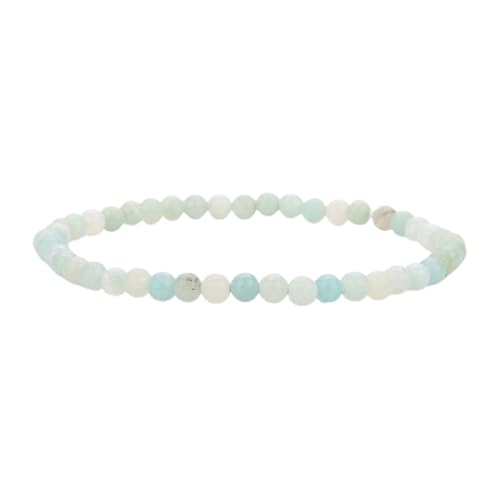 Handmade 4mm Tiny Beads Bracelet – Natural Healing Stone Beads for Yoga, Mala, and Bohemian Stacking – Stretch Bracelet for Men and Women