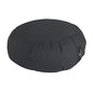 Hugger Mugger Zafu Meditation Cushion - Support in Cross-Legged Sitting, Buckwheat Filled, Durable Fabric, Convenient Handle, Handmade in USA - color: Gray