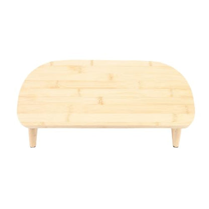 Yinhing Wooden Meditation Bench Ergonomic Detachable Kneeling Stool with Soft Cushion for Practice Includes Convenient Carry Bag Stylish Blue Design for Comfortable Meditation Sessions and (Gray) - color: Grey