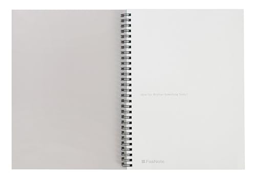 Blank Spiral Notebook 10.12 x 7.36 in (B5), 160 Pages Blank Paper, Notebook for Sketching, Writing & Study, Calendar Card Included (2025)(Iris) - color: Iris