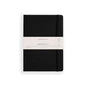 myPAPERCLIP Executive Series A5 Checks/Square Grid Notebook | 192 Pages, 80 GSM, Soft Cover, A5 (5.83 x 8.27 in) | Flat Lay | Bookmark, Elastic Closure & Back Pocket | Black - color: Black, size: A5, Checks