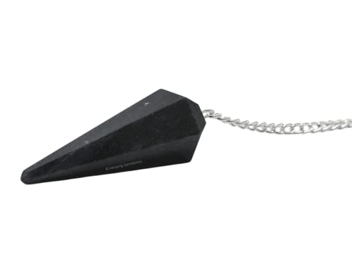 Amazing Gemstone Blue Aventurine Crystal Pendulum for Divination - Certified Dowsing Crystals and Healing Stones for Chakra Balancing and Meditation - Enhance Reiki Spiritual Growth - color: Blue Aventurine