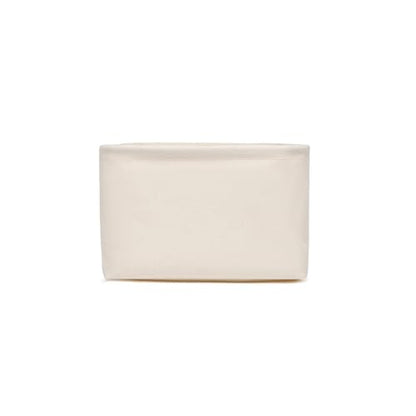 Foldable Storage Bins with Lids Cotton Canvas Rectangular Storage Box Ideal for Organization Lightweight and Durable (11.22 x 2.95 x 4.72) - size: 11.22 x 2.95 x 4.72"