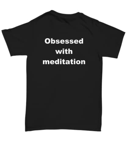 Meditation, Yoga Shirt Men and Women, Meditation Shirt, Yoga Gifts, Yoga Teacher Gifts, Relax Gifts for Her for Him - size: 3X-Large