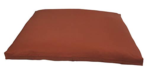 Buckwheat Zafu and Zabuton Meditation Cushion Set (2pc) - color: Clay