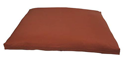 Buckwheat Zafu and Zabuton Meditation Cushion Set (2pc) - color: Clay