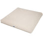 Zabuton, Eclipse line, Buckwheat Filled Meditation Cushion, 23" x 23" - color: Natural