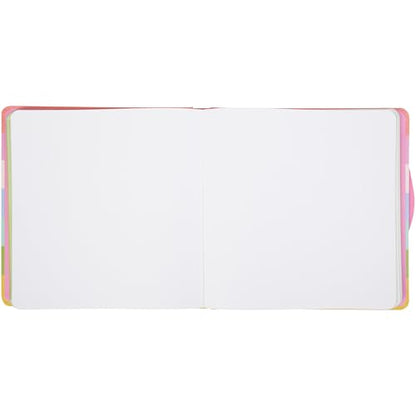 C.R. Gibson J3N1S-25499 N Squared Striped 3-in-1 Blank, Dot Grid, and Lined Journal with 480 Pages, 8.5" x 8.5", Multicolor - style: Striped
