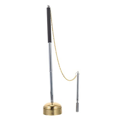 VICASKY Flexible Telescopic Chime Buddhist Supply Handbell Instrument for Temple Rituals Meditation Stress Relief with Smooth Safe Surface