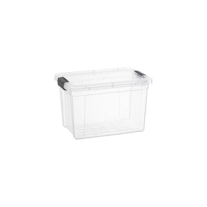 Superio Clear Storage Box with Lid, 2.5 Quart Plastic Container Bins for Organizing, Stackable Crates, BPA Free, Non Toxic, Odor Free, Organizers - size: 2.5 Quart