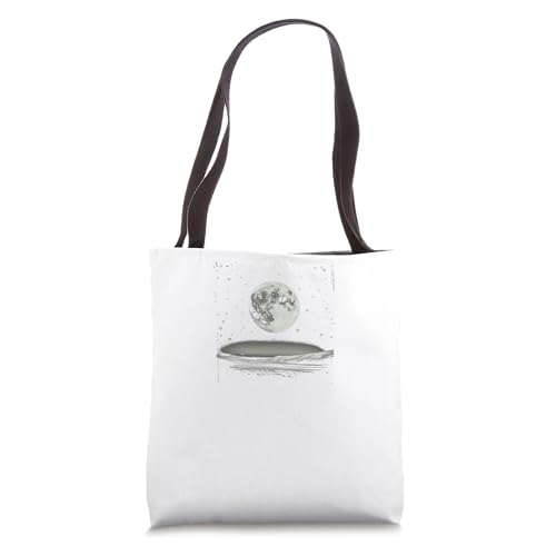 Peaceful Moon Meditation Tote Bag