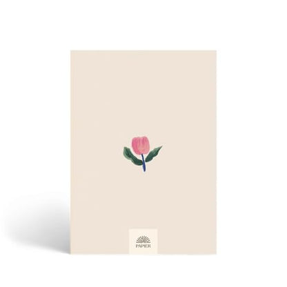 Papier Tulip Vase 12 Week Wellness Journal - Floral Hardback | Log Intentions Sleep & Energy, Morning & Evening | Weekly & Monthly CheckIn | Undated Planner | Reflection & Mindfulness | Self Care Gift