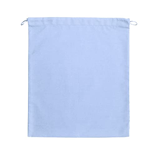 22x28" Light Blue Handmade in USA Cotton Polyester Colors Drawstring Dust Bag for Handbag, Sneakers, Clothes, Accessories, Travel, Storage, gift or packaging (Large 22x28", Light Blue)