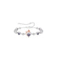 Birthstone Bracelets for Women - 925 Sterling Silver Rose Heart Charm Bracelets, Anniversary Birthday Gifts for Women Wife Mom Girlfriend Daughter, 6"+2" - color: 06-June-Alexandrite Light Purple