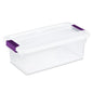 Sterilite 12-Pack ClearView Latch Box, Clear Stackable Organizer Bins with Lids, 6 Qt – Small Plastic Tote Containers for Closet, Office, Bedroom, Shelving Units and Home Storage Organization - size: 12 Pack, style: 6 Quart