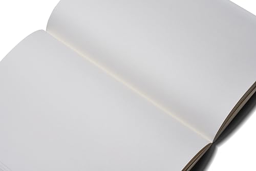 Classic 360 Signature Series, Size: B6 Medium, Color: Black, Paper: Blank, Soft Cover Notebook, Soft Bound Journal, 5" x 7", 200 sheets / 400 pages, Blank thick premium paper