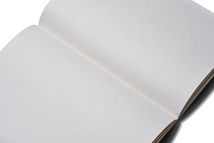 Classic 360 Signature Series, Size: B6 Medium, Color: Black, Paper: Blank, Soft Cover Notebook, Soft Bound Journal, 5" x 7", 200 sheets / 400 pages, Blank thick premium paper